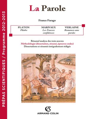 cover image of La Parole